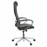Кресло офисное МЕТТА К-6 хром, экокожа, сиденье и спинка мягкие, темно-коричневое, 532454 (1) (96495)