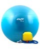 Мяч гимнастический GB-102 с насосом 75 см, антивзрыв, синий (78567)