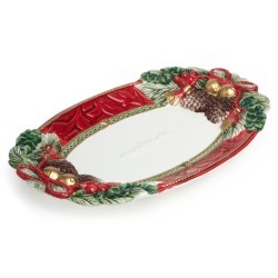 Блюдо lefard "шишки" овальное 34*20,5*4 см Lefard (59-727) Блюдо lefard "шишки" овальное 34*20,5*4 см Lefard (59-727)