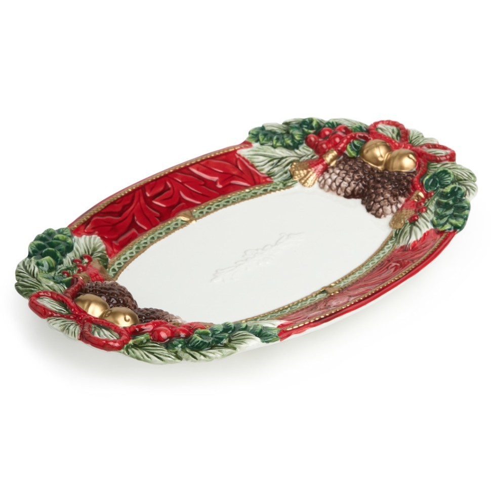 Блюдо lefard "шишки" овальное 34*20,5*4 см Lefard (59-727)