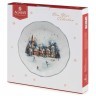 Тарелка закусочная agness "с новым годом!" 23*3,5 см Agness (358-2335)