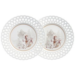 Набор тарелок закусочных lefard "морозко" 20,5 см Lefard (441-048) Набор тарелок закусочных lefard "морозко" 20,5 см Lefard (441-048)