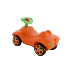 Каталка "Мой любимый автомобиль" оранжевая со звуковым сигналом (в коробке) (66251_PLS)
