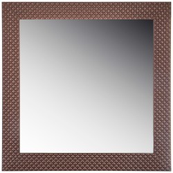 Зеркало в раме шоколадное серебро (50*50 41*41) Lefard (541-791)