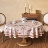 Скатерть овальная "passage"140х180см ,капучино, 100% хлопок,твил, пропитка Lefard (850-760-4)