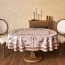 Скатерть овальная "passage"140х180см ,капучино, 100% хлопок,твил, пропитка Lefard (850-760-4)