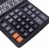 Калькулятор настольный ОФИСМАГ 555-BK (206x155 мм) 12 разрядов ЧЕРНЫЙ 271729 (1) (96816)