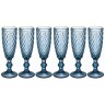 Набор бокалов для шампанского "пина" из 6шт. серия "muza color" 150мл. / в=20 см Lefard (781-127)