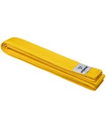 Пояс для единоборств BASE, хлопок/полиэстер, желтый, 280 см (2108597)