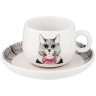 Кофейная пара lefard "fashion animals" кот, на 1пер. 2пр. 90 мл Lefard (409-137)