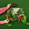 Динозавры и драконы для детей серии "Мир динозавров": птеродактиль, трицератопс, брахиозавр, тираннозавр, стегозавр (набор фигурок из 7 предметов) (MM206-015)