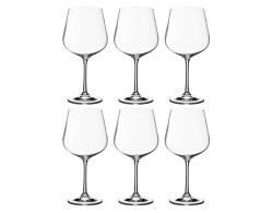 Набор бокалов для вина из 6 шт. "dora/strix" 600 мл высота=22 см Crystalite Bohemia (669-193)