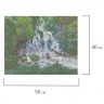 Алмазная мозаика 40х50 см Остров Сокровищ Водопад без подрамника 662418 (1) (89040)