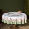 Скатерть круглая "sense" 190см ,зеленый 100%хлопок, твил с пропиткой Lefard (850-753-22)