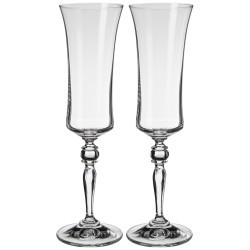 Набор бокалов для шампанского из 2 штук "grace" 190мл Bohemia Crystal (674-869)