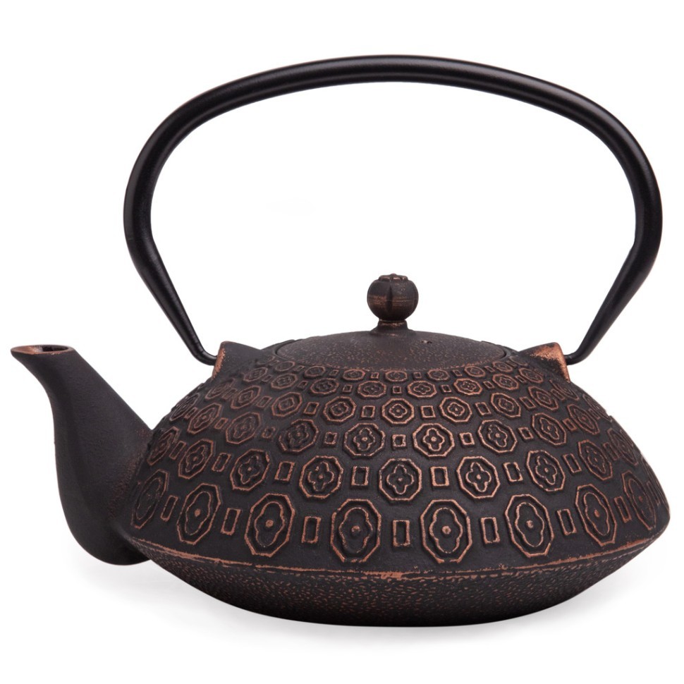 Заварочный чайник чугунный с эмалированным покрытием внутри 1200 мл Lefard (734-1009)