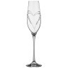 Набор бокалов для шампанского из 2 штук "love heart" 220 мл Diamant (681-118)