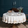 Скатерть круглая "лавандовая весна" 185см, 100% хлопок, твил, пропитка Lefard (850-768-28)