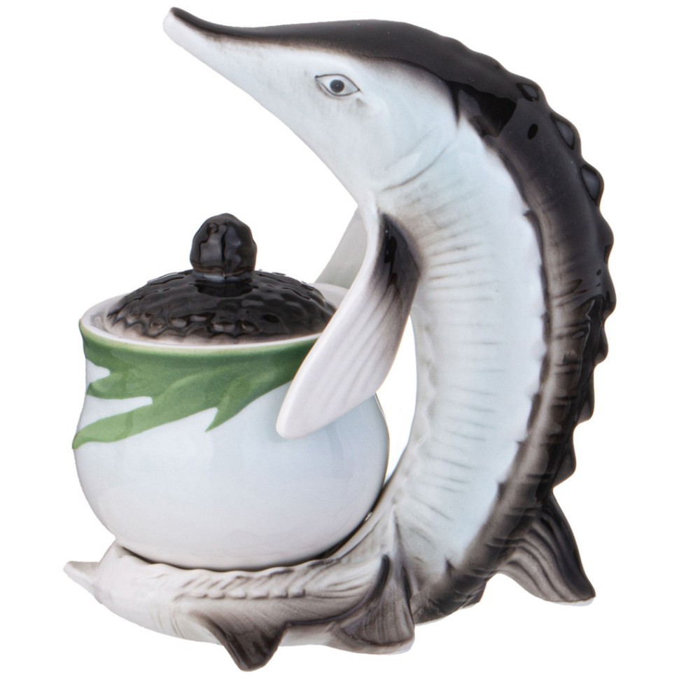 Икорница lefard "осетр" 100 мл 1,25*9*14 см Lefard (58-1052)