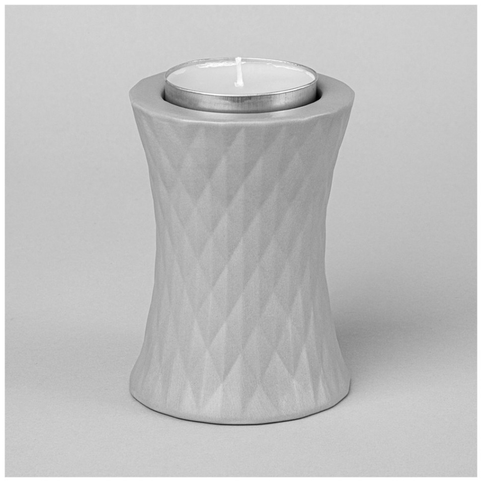 Подсвечник со свечой  8.5*8.5*12.5см (свеча ароматическая в комплекте) Lefard (374-122)