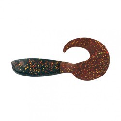 Твистер Yaman PRO Mermaid Tail, р.3 inch, цвет #09 - Motor Oil (уп. 10 шт.) YP-MT3-09 (87949)