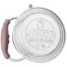 Чайник agness с фильтром, 1,2 л c индукцион. капсульным дном и складывающейся ручкой цвет:розовый Agness (937-870)