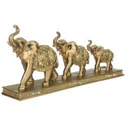 Фигурка декоративная "три слона" 44*9,4*20 см Lefard (146-1782)