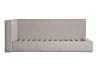 Кровать детская угловая Runa-80 с мех шенилл серая Seppia Ser 114*215*80см (TT-00016135)