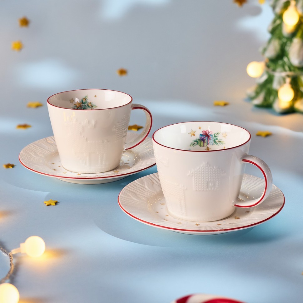 Чайный набор lefard "winter story" на 2 пер. 4 пр. 240 мл Lefard (425-272)