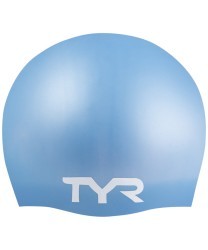 Шапочка для плавания Long Hair Wrinkle-Free Silicone Cap, силикон, LCSL/420, голубой (724314)