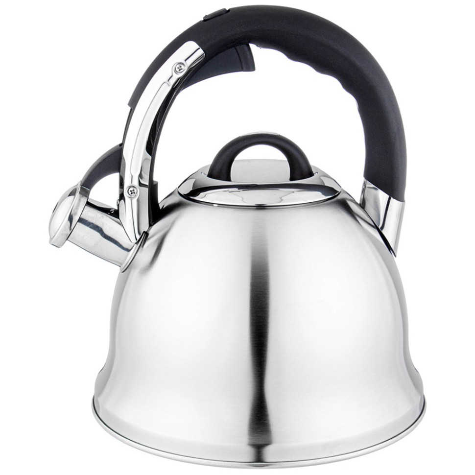 Чайник agness со свистком 3,0 л нжс, термоаккумулирующее дно, индукция Agness (937-880)