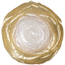Блюдо/салатник "antique rose" gold 21см АКСАМ (339-356)