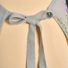 Фартук "ирисы" с карманом, 70х80см, серый 100% хлопок,твил, Lefard (850-755-71)