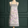 Фартук "ирисы" с карманом, 70х80см, серый 100% хлопок,твил, Lefard (850-755-71)