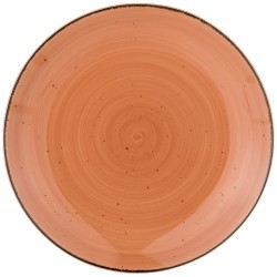 Тарелка обеденная "nature" 26,5см, оранжевая Bronco (263-1029)