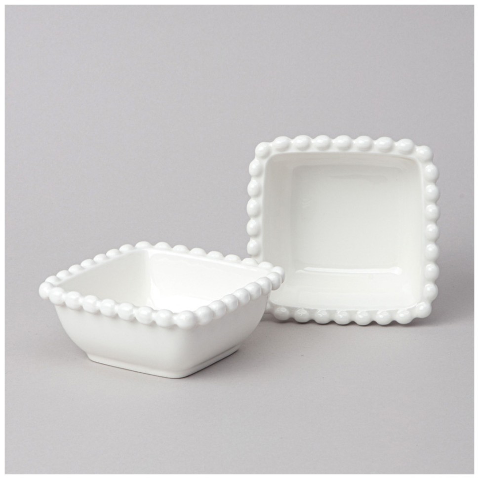 Набор салатников квадратных lefard "pearl" 2 шт. 10*4 см 120 мл Lefard (761-102)