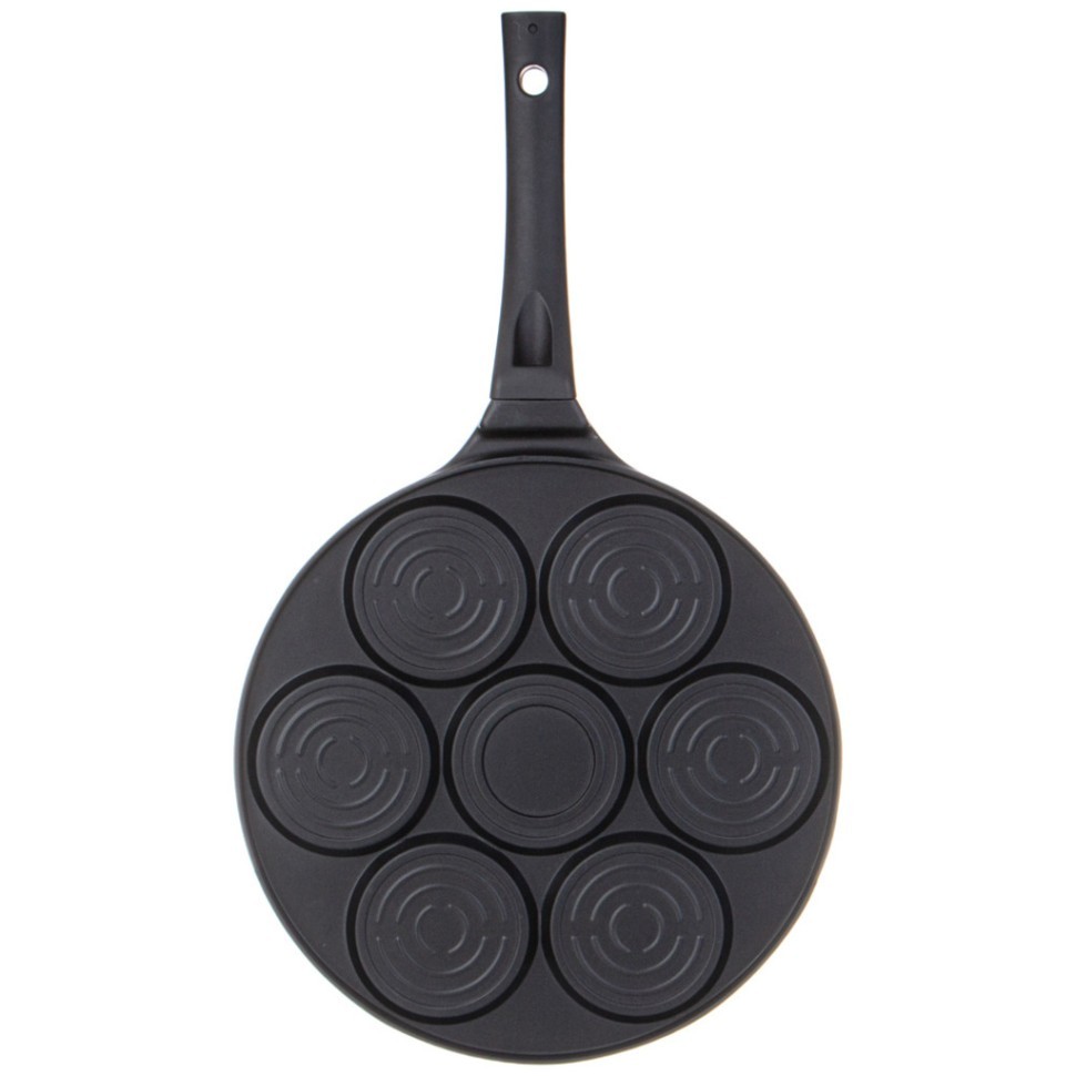 Сковорода agness "зимняя забава" для оладий с антипригар.покрытием диаметр=26.5 см. Agness (932-025)