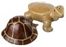 Набор фигурок "черепаха" из 2 шт. 10*6 см. высота=6 см. Kachen (432-112) 