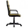 Кресло компьютерное BRABIX Stripe GM-202 экокожа черное/желтое 532510 (1) (94581)