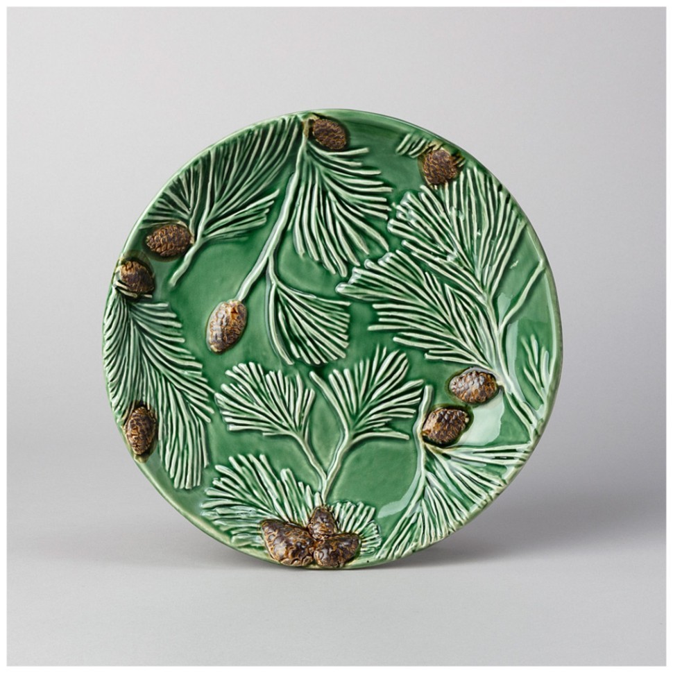 Тарелка закусочная "green pine" 21,5 см Lefard (145-206)