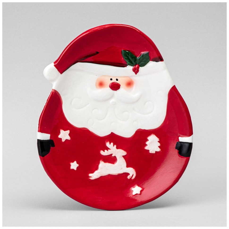 Тарелка десертная коллекция "christmas holidays" 20,5*17*2,5 см Lefard (230-505)