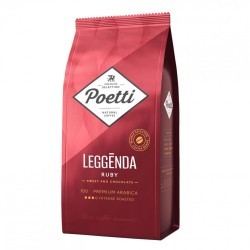 Кофе в зернах POETTI Leggenda Ruby 1 кг арабика 100% 18002 623240 (1) (95835)