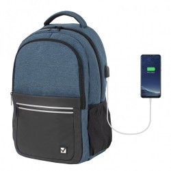 Рюкзак для ноутбука 15" с USB Brauberg Urban Denver 22 л 229893 (76691)