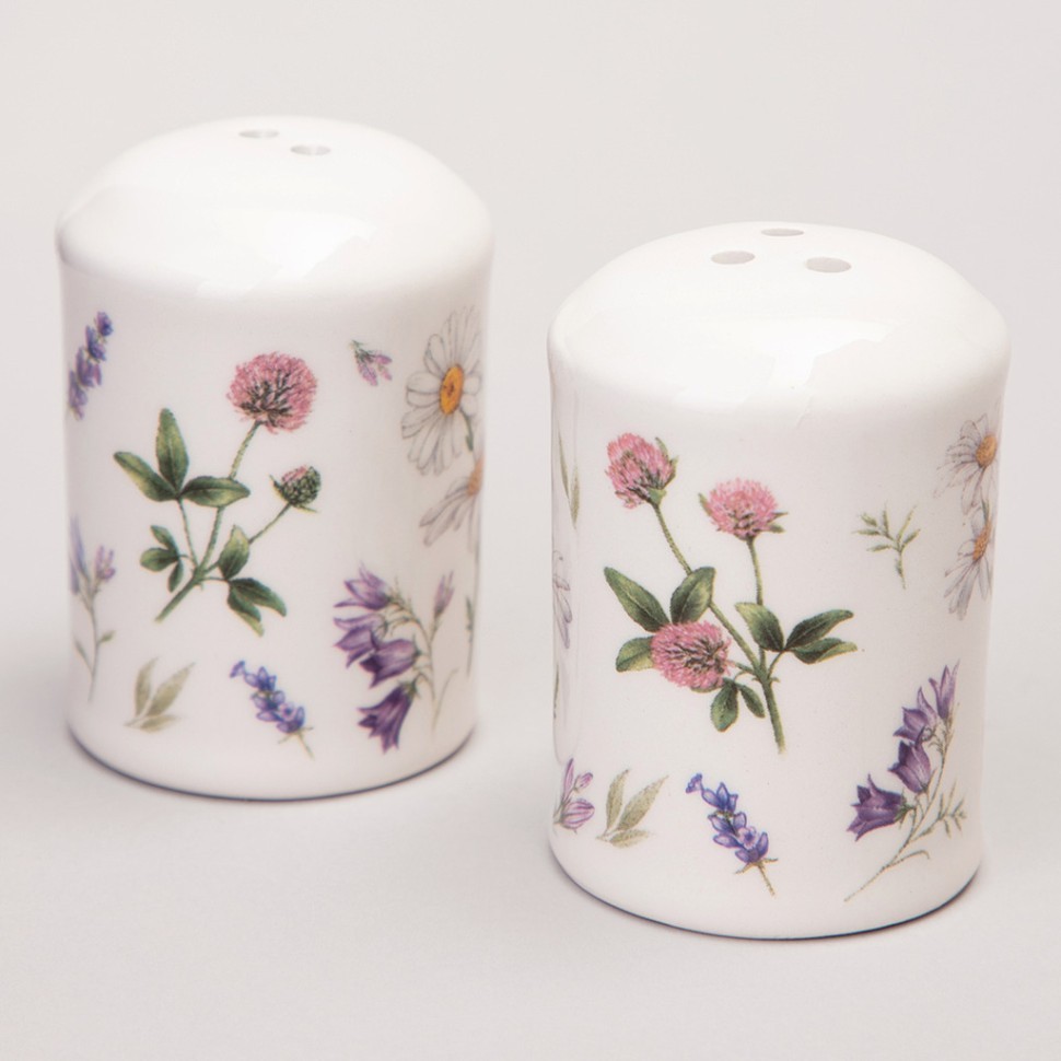 Набор для специй agness "flower story" 2пр. 4,5*6,5 см Agness (358-2168)