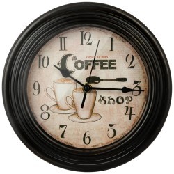 Часы настенные "coffee shop" 22,8*22,8*4,6 см Lefard (220-449)