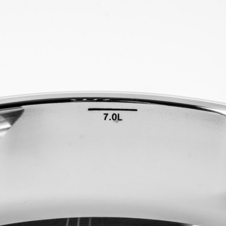 Кастрюля со стеклянной крышкой 26см 7,2л нерж/сталь (2140-1)