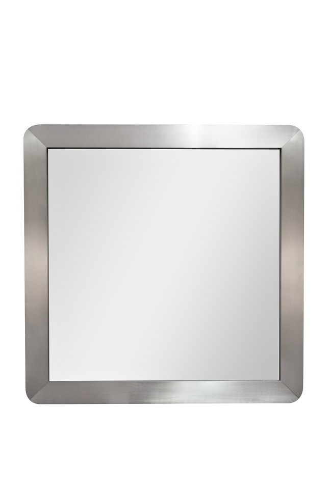 Зеркало рама нерж.сталь/мат.никель 110*110*7,5см (TT-00015512)