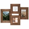 Рамка из мангового дерева Brauberg LOFT QUAD фото разного разм. акрил. 52х39 см 391283 (1) (89867)