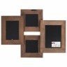 Рамка из мангового дерева Brauberg LOFT QUAD фото разного разм. акрил. 52х39 см 391283 (1) (89867)