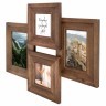 Рамка из мангового дерева Brauberg LOFT QUAD фото разного разм. акрил. 52х39 см 391283 (1) (89867)